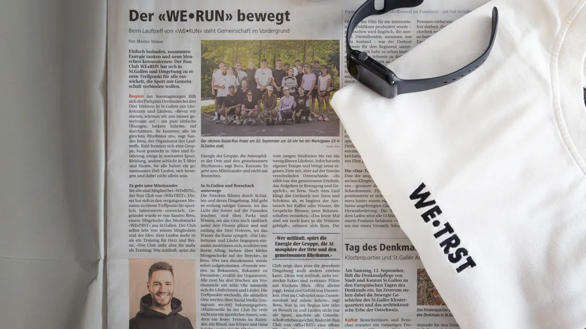 RUN CLUB ST. GALLEN IN DEN MEDIEN — MEHR SICHTBARKEIT, MEHR COMMUNITY