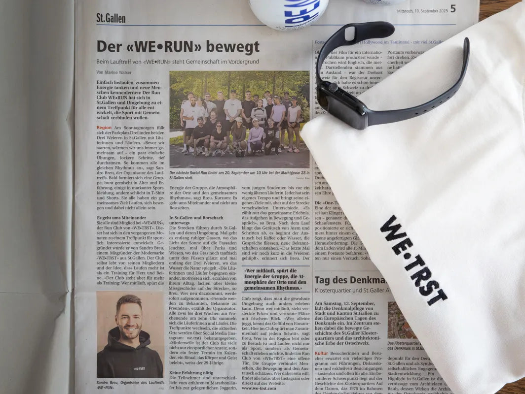RUN CLUB ST. GALLEN IN DEN MEDIEN — MEHR SICHTBARKEIT, MEHR COMMUNITY