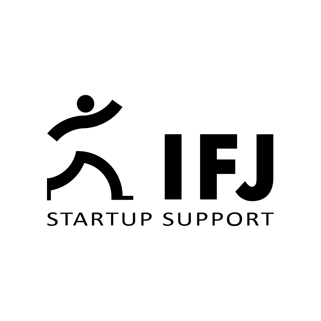 IFJ logo – WE•TRST featured by the Institute for Young Entrepreneurs (IFJ) in Switzerland.