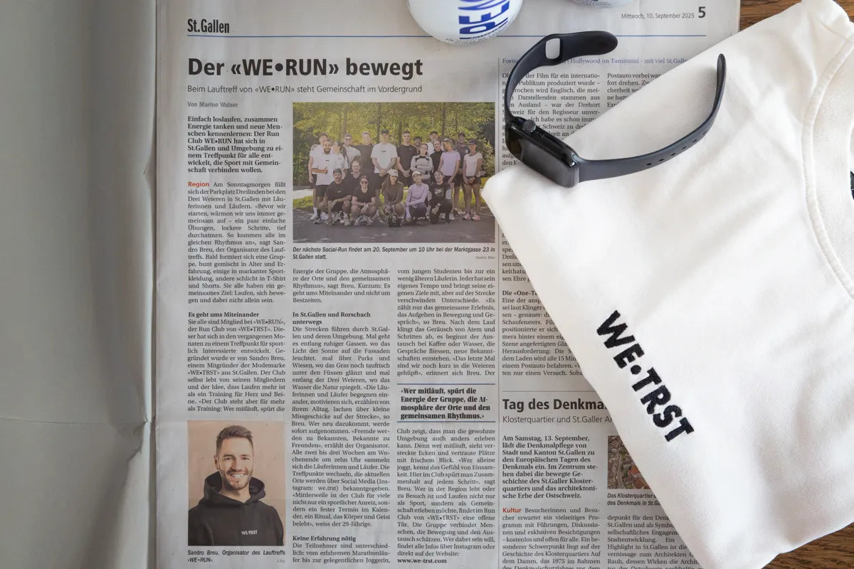 RUN CLUB ST. GALLEN IN DEN MEDIEN — MEHR SICHTBARKEIT, MEHR COMMUNITY